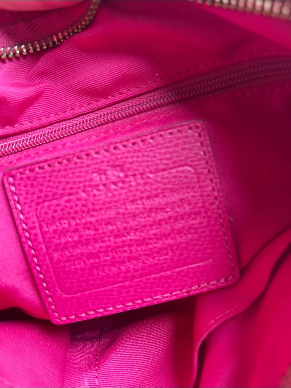 Coach Signature Canvas File Bag Pink and Khaki